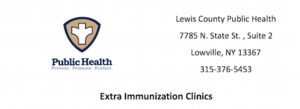 Immunization Clinic Information